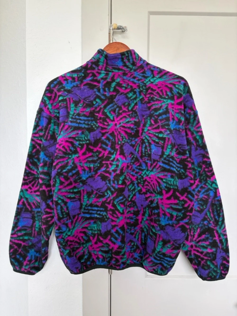 VINTAGE CHUCK ROAST FLEECE 1/4 ZIP MULTI MEN’S MEDIUM - Picture 2 of 4